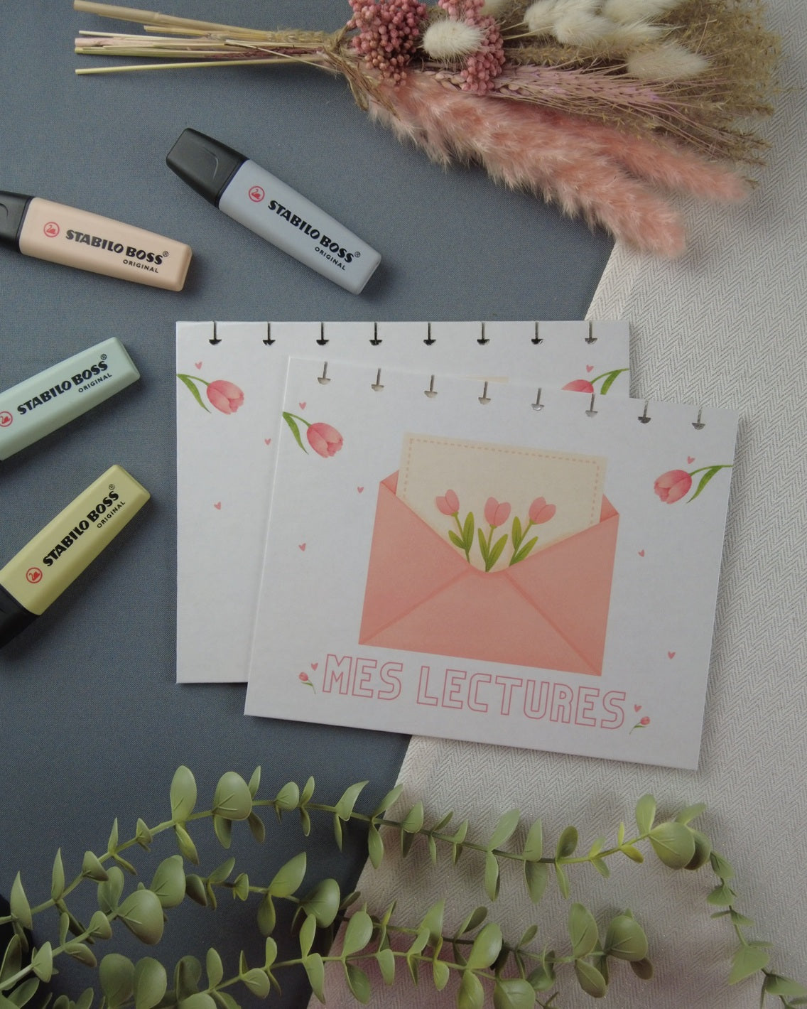 envelopperose-carnetdelecture-carnetrechargeable-couvertureatoma-lapapeteriedemarie.2