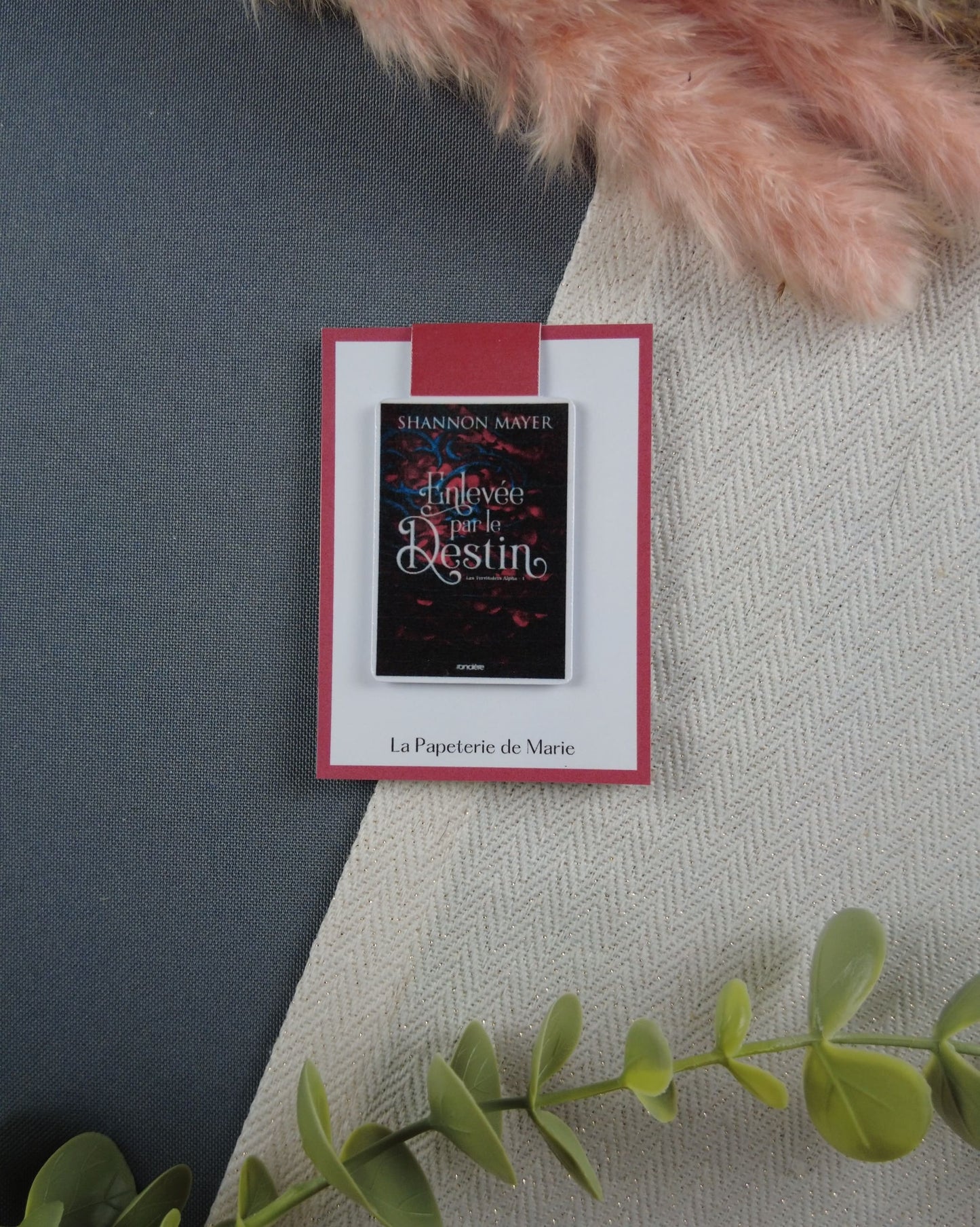 enleveeparledestin-marquepage-marquepageaimante-marquepagelivre-lapapeteriedemarie