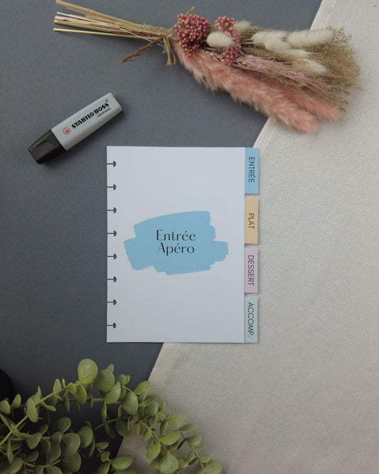 intercalairesonglets-carnetrecette-carnetderecette-carnetrecetterechargeable-lapapeteriedemarie.1