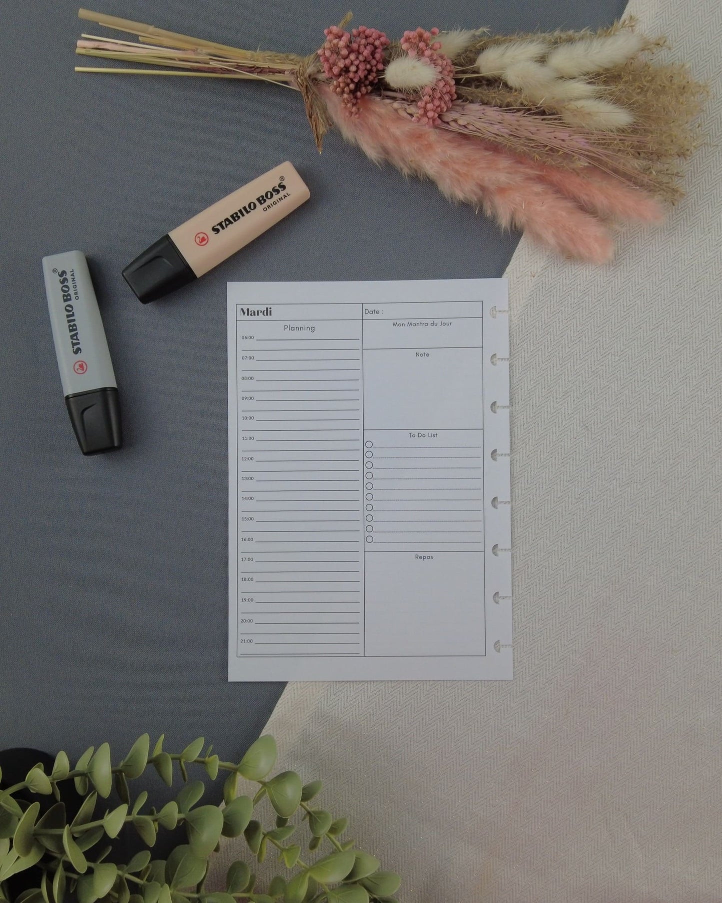 journalierencadre-agendarechargeable-agendaperpertuel-agendajournalier-lapapeteriedemarie.2