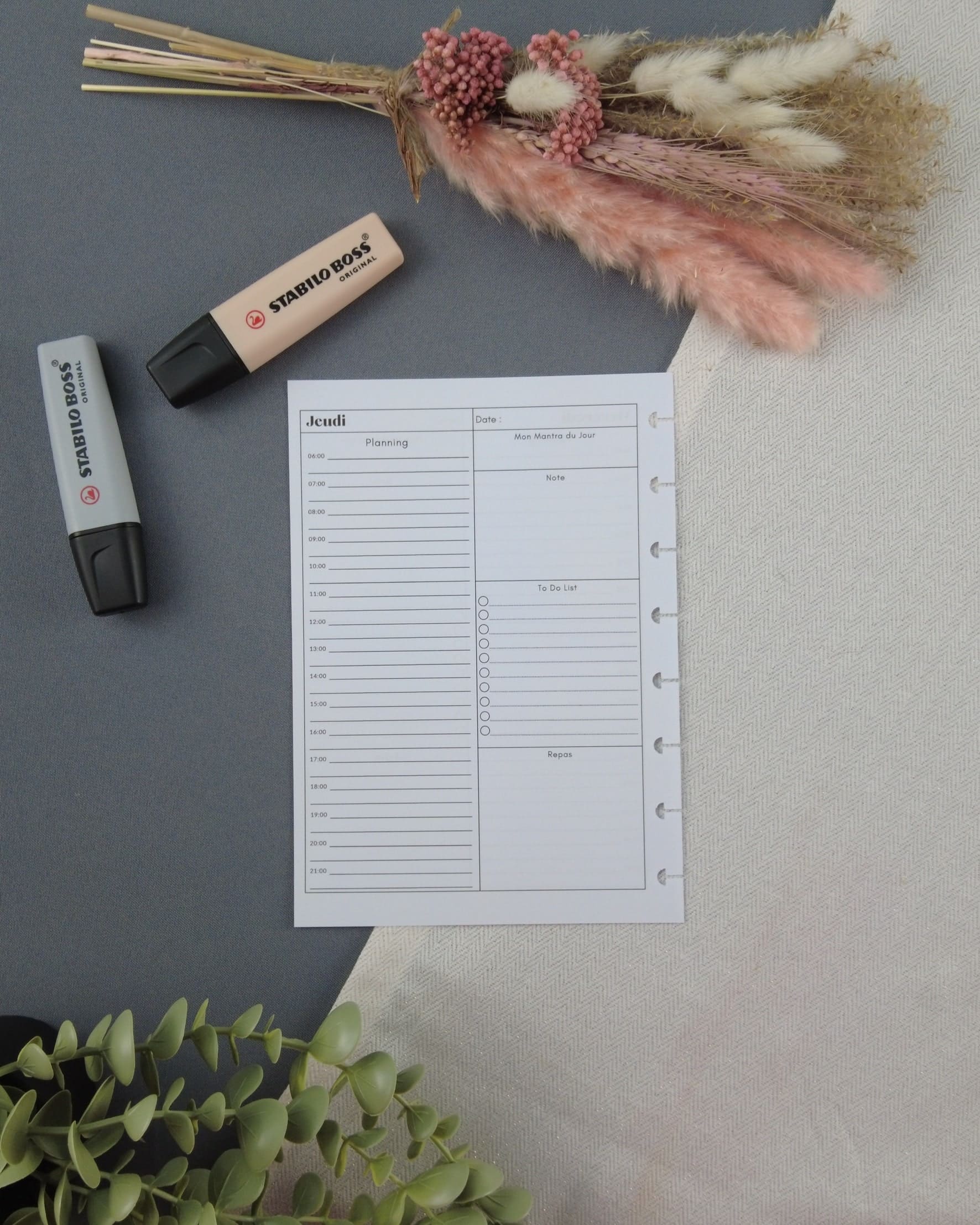 journalierencadre-agendarechargeable-agendaperpertuel-agendajournalier-lapapeteriedemarie.4