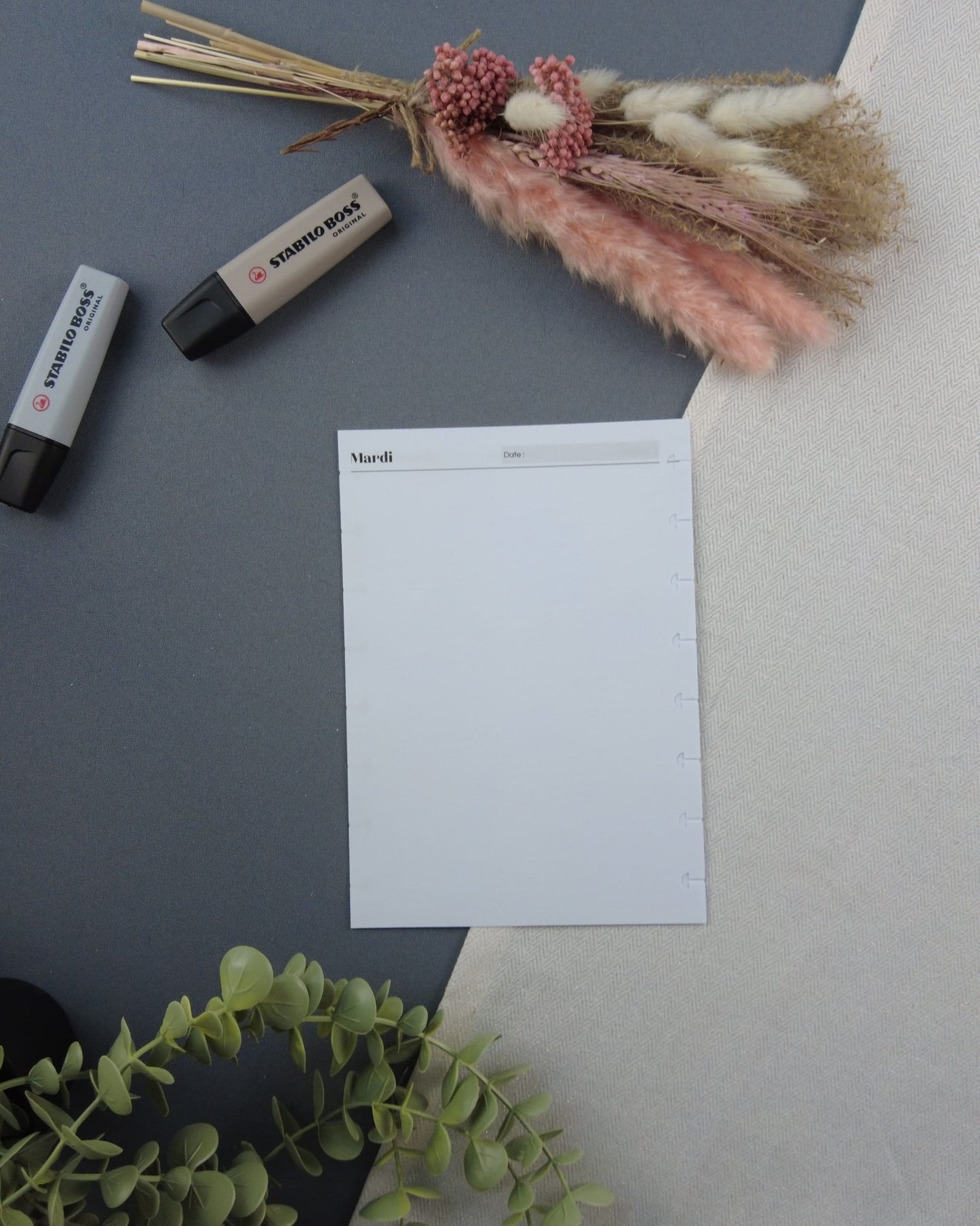 journaliernneutre-agendarechargeable-agendaperpertuel-agendajournalier-lapapeteriedemarie.2