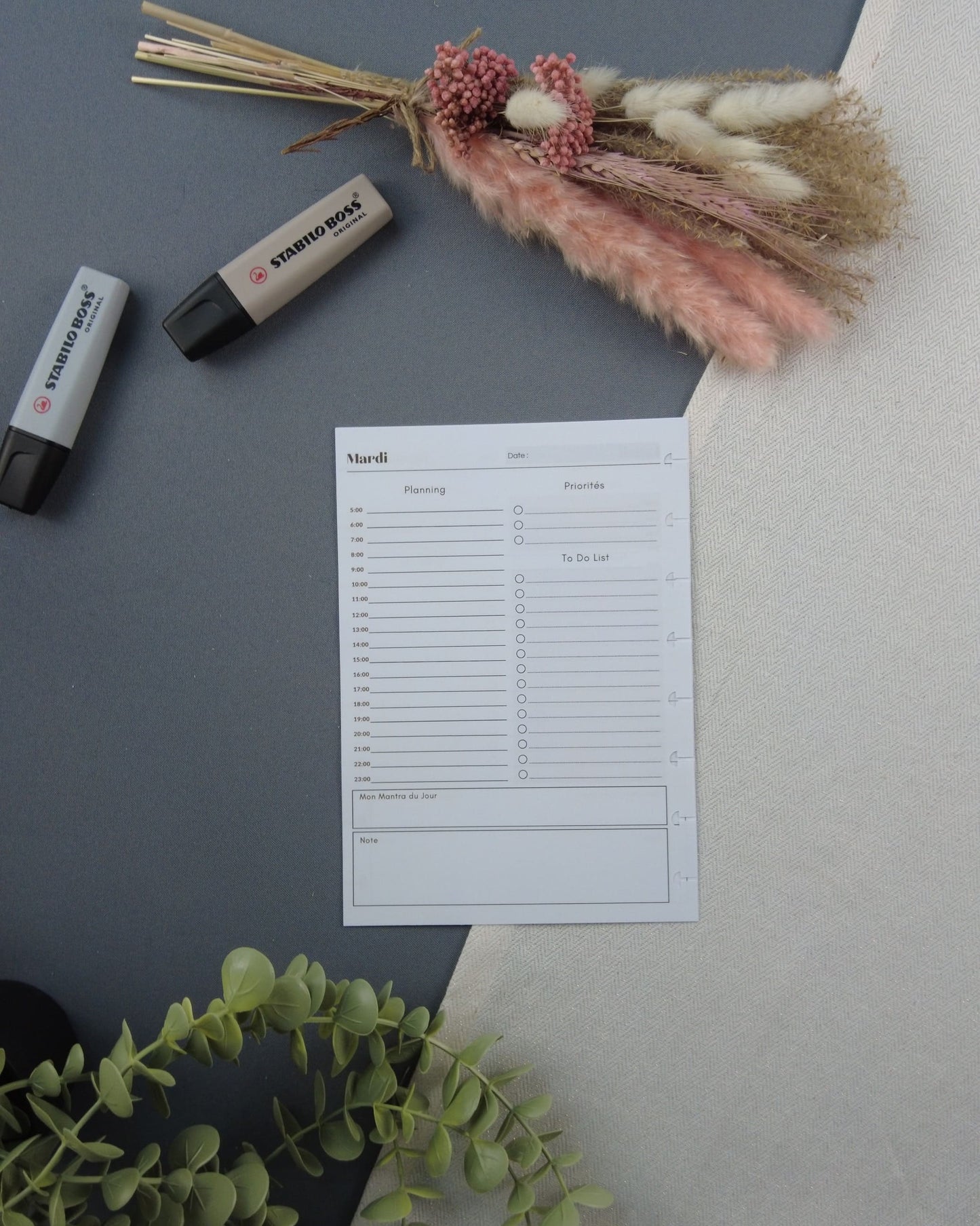 journalierprecision-agendarechargeable-agendaperpertuel-agendajournalier-lapapeteriedemarie.2