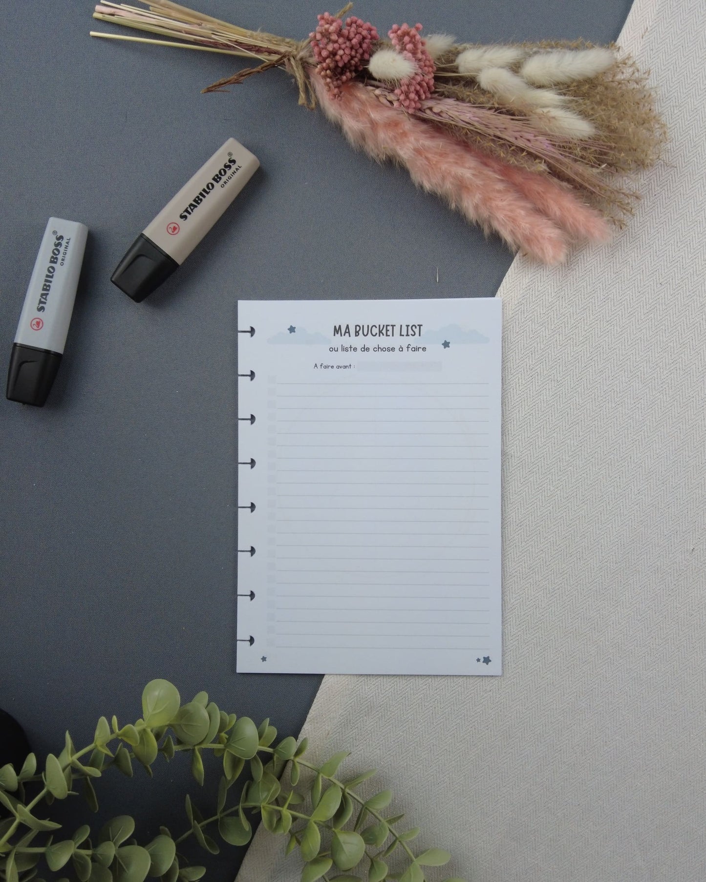 selfcare-gratitude-bucketlist-carnetrechargeable-carnetbienetre-lapapeteriedemarie