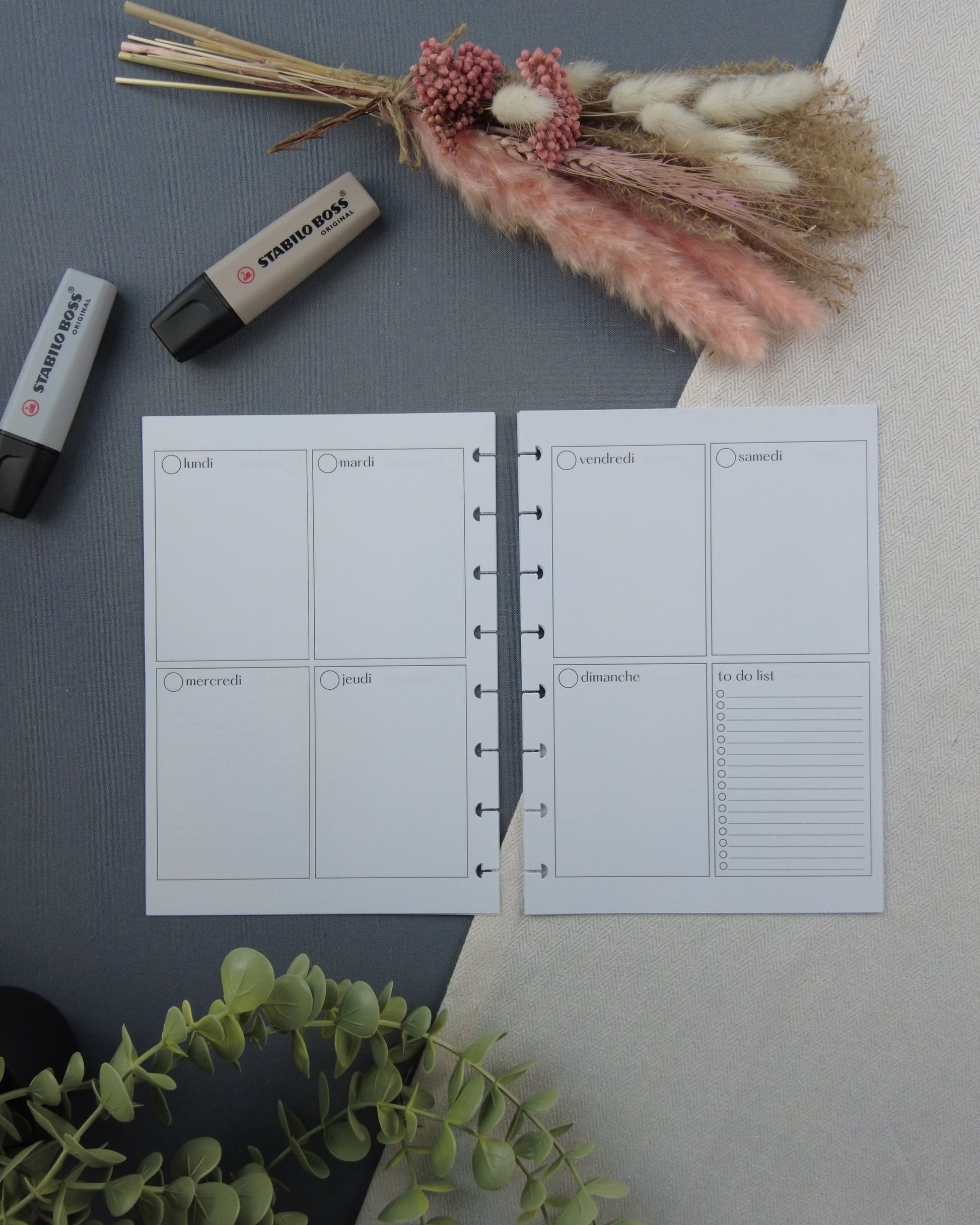 semainier2Fcarre-agendarechargeable-agendaperpertuel-agendasemainier-lapapeteriedemarie